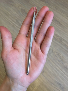 1 pièce Repousse-cuticules argenté en acier inoxydable pour dissolvant de vernis gel UV et peaux mortes, outils de manucure et pédicure - Product Image 5