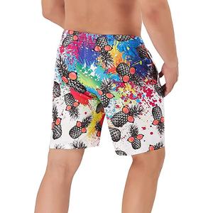 2024 nouveauté short de bain pour hommes sur mesure 100% polyester écologique Anti-rides maille doublure Sublimation décontracté troncs - Product Image 4