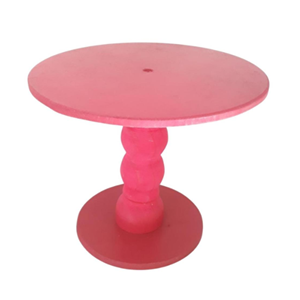 Plato de pastel con pedestal de laca MDF, soporte redondo para exhibir pasteles, vajilla para servir pasteles y aperitivos, vajilla al por mayor de Vietnam - Product Image 4