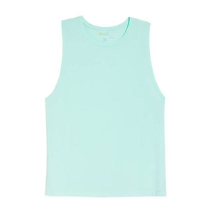 Women Tank Top Breathable Front Logo Fashion Sleeveless Design Lightweight Casual Wear Soft Cotton Summer <b>Outfit</b> Everyday Style - Product Image 1