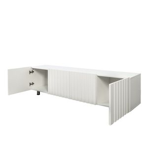 Mobile TV Moderno con Spazio di Archiviazione per TV da 65+ Pollici, 2 Cassetti, Console Multimediale per Soggiorno - Product Image 4
