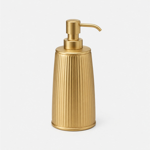 Luxury Gold Brass <b>Soap</b> Dispenser <b>Refillable</b> Metal <b>Hand</b> <b>Soap</b> Liquid Pump Bottle For Premium Bathroom And Hotel Decoration - Product Image 2