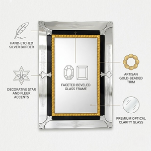 Classic Venetian Baroque Wall <b>Mirror</b> Premium Antique Decorative | Accent Glass <b>Mirror</b> for Living Room Hallway Home Decor - Product Image 6