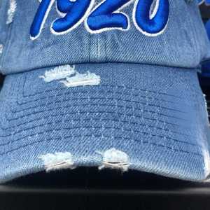 หมวกแก๊ป Zeta Phi Beta 1920 สีน้ำเงินอ่อน แต่งลายปัก ปักอักษรสมาคมนักศึกษาหญิง สายปรับได้ สไตล์ลำลอง สำหรับผู้หญิง - Product Image 6