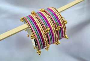 Best Edition Women Velvety <b>Bangles</b> Kashmiri Chudiyan <b>Sets</b> for Brides Wholesale Casual Traditional Jewelry <b>bangles</b> - Product Image 3