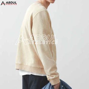 Sweat-shirt confortable pour homme en coton mélangé avec doublure en polaire douce, idéal pour l'automne et les activités de plein air. - Product Image 5