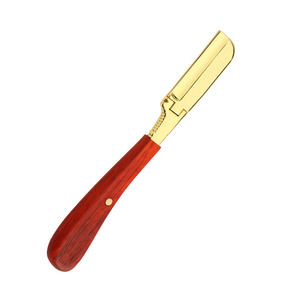 Maquinilla de Afeitar Profesional de Una Sola Hoja, Hoja de Acero Inoxidable, Mango de Madera, Herramienta de Aseo Personal Reutilizable, Fabricación OEM - Product Image 1