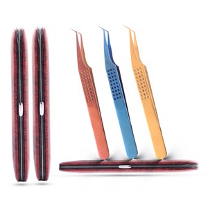 OEM Acceptable Stainless Steel Eyelash Extension Tweezers Magnetic <b>Case</b> Superior Quality Impact Resistant Tool Organizer - Product Image 3