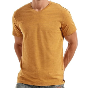 Camisetas de Algodón para Hombre, de Alta Calidad, Secado Rápido, Talla Grande, Camisetas de Algodón Orgánico para Mujer, Moda de Lujo, Lisas, de Manga Corta, Vintage, con Logotipo Personalizado - Product Image 1