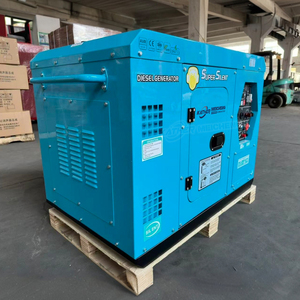 Groupe électrogène diesel silencieux 10KVA 5KW 7KW 9KW avec démarrage électrique/automatique, pour alimentation de secours domestique, Vente chaude - Product Image 2