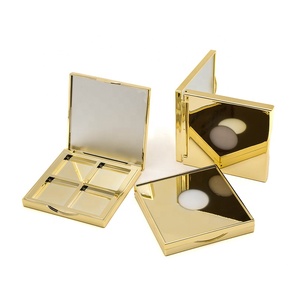 Tự thiết kế bảng phấn mắt riêng của bạn - Hộp đựng phấn mắt 4 màu trống màu vàng sang trọng - Product Image 3