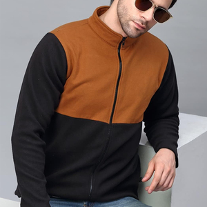 2025 New Design Mens Breathable Polar Fleece <b>Jacket</b> 100% Polyester Quick Dry High Quality Custom Winter Outdoor Stand Collar - Product Image 5