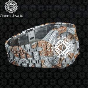 Montre mécanique de luxe vintage pour homme Charm Jewells, boîtier en acier inoxydable de 40 mm, verre saphir, cadran analogique lumineux, bracelet de 20 mm - Product Image 2