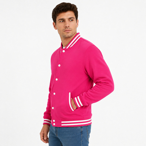 Casual varsity <b>jacket</b> offering lightweight warmth and modern sporty design for effortless layering and stylish daily outfit - Product Image 4