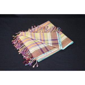 Toalla Kikoy de Lujo, Diseño a Rayas Multicolor, 100% Algodón, Estilo Turco Moderno, Ecológica, de Secado Rápido, en Oferta - Product Image 5