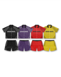 Conjunto de Chaqueta y Pantalón Corto Deportivo Cortavientos de Poliéster/Nylon de Alto Gramaje para Hombre, Producto en Tendencia 2026 - Product Image 1