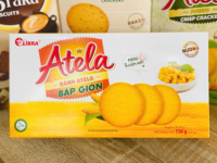 Galletas de Maíz Horneadas Saludables Más Vendidas 150g, Snack Crujiente Premium, Certificado Halal, Bajo en Carbohidratos y Sal, Caja, Vietnam |   ODM