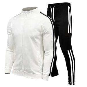 Econex Sports Logo personnalisé Vêtements de sport décontractés à rayures unies pour hommes, chauds et respirants pour la peau, survêtement de jogging - Product Image 5
