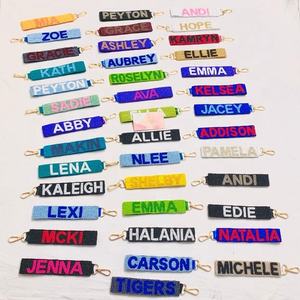 พวงกุญแจลูกปัดข้าวอินเดียแบบถอดได้สายรัดประดับเลื่อมสำหรับเด็กอุปกรณ์เสริมกระเป๋านักเรียน - Product Image 3