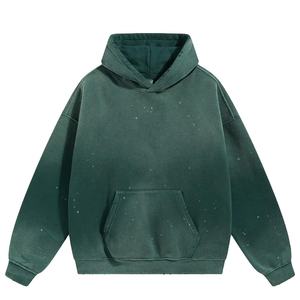 Sweat-shirt à capuche décontracté haut de gamme 100 % coton, motif camouflage, tricoté en jersey pour l'hiver, confort quotidien, coupe décontractée, vêtement - Product Image 3