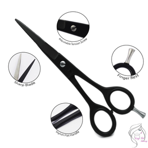 Ciseaux de barbier professionnels de haute qualité, ciseaux de coiffure pour salon de coiffure, lame tranchante comme un rasoir, pour hommes et femmes - Product Image 1