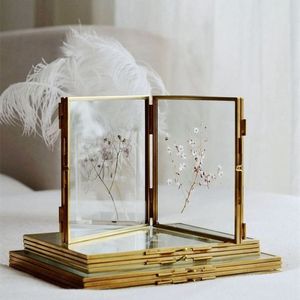 Handmade Metal And Glass Photo <b>Frame</b> <b>Picture</b> Holder for Living Room Decoration and Family Portrait Display - Product Image 1