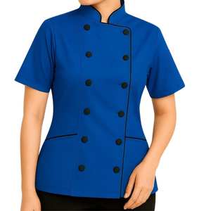 Uniforme de Hotel Moderno, 100% Algodón, Manga Larga, Unisex, Chaqueta de Chef Contemporánea Transpirable al por Mayor, Ropa de Restaurante - Product Image 3