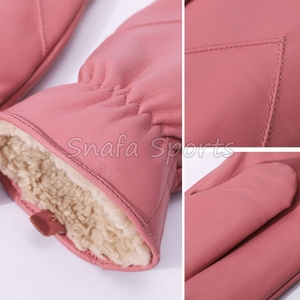 Mitaines en cuir véritable de qualité supérieure pour l'hiver, fabriquées au Pakistan, mitaines en cuir multifonctionnelles - Product Image 2