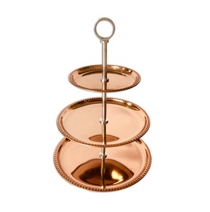 Three Tier Stainless Steel Cake Stand Round Dessert Display Party <b>Cupcake</b> Serving <b>Tray</b> Home Tabletop Decor Cake Stand - Product Image 5