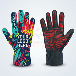 Gants de Sim Racing sans coutures extérieures, fabrication sur mesure, accessoires de course sous marque privée pour les acheteurs internationaux en gros - Product Image 1