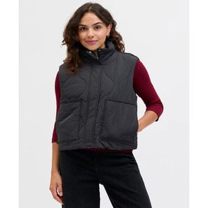 เสื้อกั๊กพัฟเฟอร์ยาวสำหรับผู้หญิง รุ่นพรีเมียม สำหรับฤดูใบไม้ร่วงและฤดูหนาว กันลมและกันน้ำ - Product Image 4