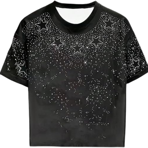 Camiseta de Algodón Grueso de Alta Calidad para Hombre, Diseño de Logotipo Personalizado de Lujo, Camiseta Holgada con Hombros Caídos para Hombre - Product Image 1