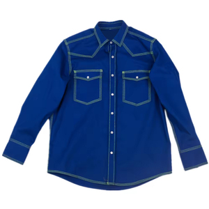 Uniforme de Seguridad Ligero de Alta Calidad Clase 2, Reflectante, de Alta Visibilidad, Ropa de Trabajo Industrial Resistente al Aceite, Camisa de Manga Larga FR - Product Image 1