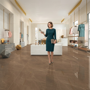 Dalles en pierre frittée Aramani Gold pleine masse, effet porcelaine, 1200x2400mm, durables pour murs de salon et salle à manger extérieurs modernes et luxueux - Product Image 2