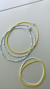 Cadena de cintura de cuentas de cristal con diseño floral para mujer, joyería de verano para playa, tira para el vientre, cinturón de margaritas coloridas en capas, accesorio para traje de baño - Product Image 3