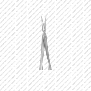 Ciseaux de Capsulotomie Vannas 8 cm Droits 5 Pouces Lame Fine Instrument de Précision Ophtalmique en Acier Inoxydable CE - Product Image 6