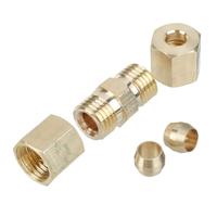 Raccords à compression en laiton pour tuyau d'air, raccords flexibles de freinage forgés basse pression, filetage SAE, OEM, hexagonaux, ODM
