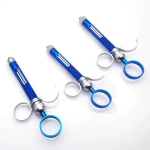 Seringue dentaire manuelle avec poignée annulaire 2.5, 1.8ml, 2.2ml, instrument dentaire aspirant en acier inoxydable - Product Image 5