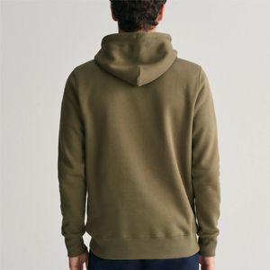 Sajjawal Zipper-Up Hooded Regular Fit 100% Cotton Fleece 400g Heavyweight Solid Eco-Friendly Windproof <b>Waterproof</b> Winter Mens - Product Image 2