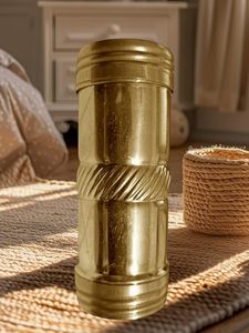 Handmade Brass Container Budget Friendly Storage <b>Jar</b> for Kitchen Spices Dry Fruits and Daily Use Brass Container - Product Image 2
