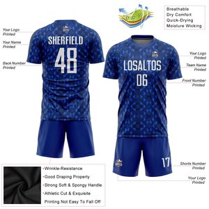 Men's Custom Soccer Football Uniform Set Breathable Jersey <b>Jackets</b> and Tracksuits with Team Logo Printing OEM Service - Product Image 4