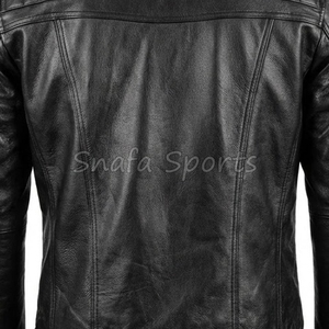 Gents Leather Jacket Slim Design Modern Fashion Trend Premium Quality Comfortable Durable Stylish Leather Jackets Outfit - Product Image 5