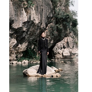 High Fashion Women's Wide Leg Pants MIRA PLEATED WIDE-LEG <b>TROUSERS</b> High Waist Floor Length Straight Casual Women's <b>Trousers</b> - Product Image 1