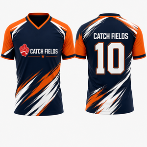 เสื้อฟุตบอล OEM ระบายอากาศได้ดี กันน้ำ กันลม แห้งเร็ว ทรงปกติ สำหรับผู้ใหญ่ ใส่ได้ทั้งชายและหญิง ผลิตจากโพลีเอสเตอร์ 100% แบบซับลิเมชั่น - Product Image 1
