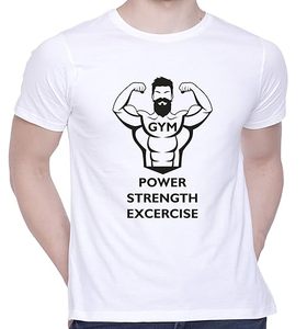 Camiseta de entrenamiento para hombre, al por mayor, de alta densidad, camiseta estampada para hombre, impresión personalizada por transferencia de calor, camiseta en blanco para gimnasio, fitness y entrenamiento. - Product Image 1