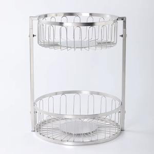 Cesta de Frutas Moderna de Acero Inoxidable Plateado, Ecológica, Puede Usarse como Centro de Mesa Decorativo para Mesas e Islas - Product Image 4