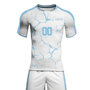 Custom Summer Sports Training Suit for <b>Men's</b> & Children's Soccer Teams Competition Uniform Name Printing Short Sleeves For <b>Men's</b> - Product Image 4
