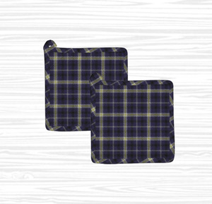 Indian Premium Cotton Woven Pot Holder Custom Color Yarn Dyed Heat Resistant Eco - Sustainable Washable Kitchen <b>Home</b> <b>Textile</b>. - Product Image 1