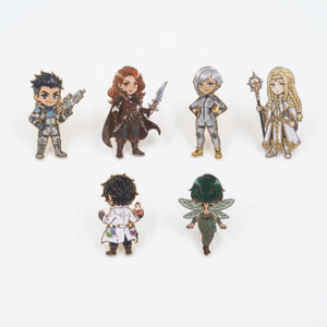 Pins à revers personnalisés de style anime original avec impression UV et revêtement époxy pour la promotion de personnages et les collections de vente au détail - Product Image 1