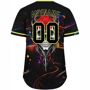 Maillot de baseball professionnel en sublimation, uniforme imprimé durable avec options de conception d'équipe personnalisées - Product Image 2